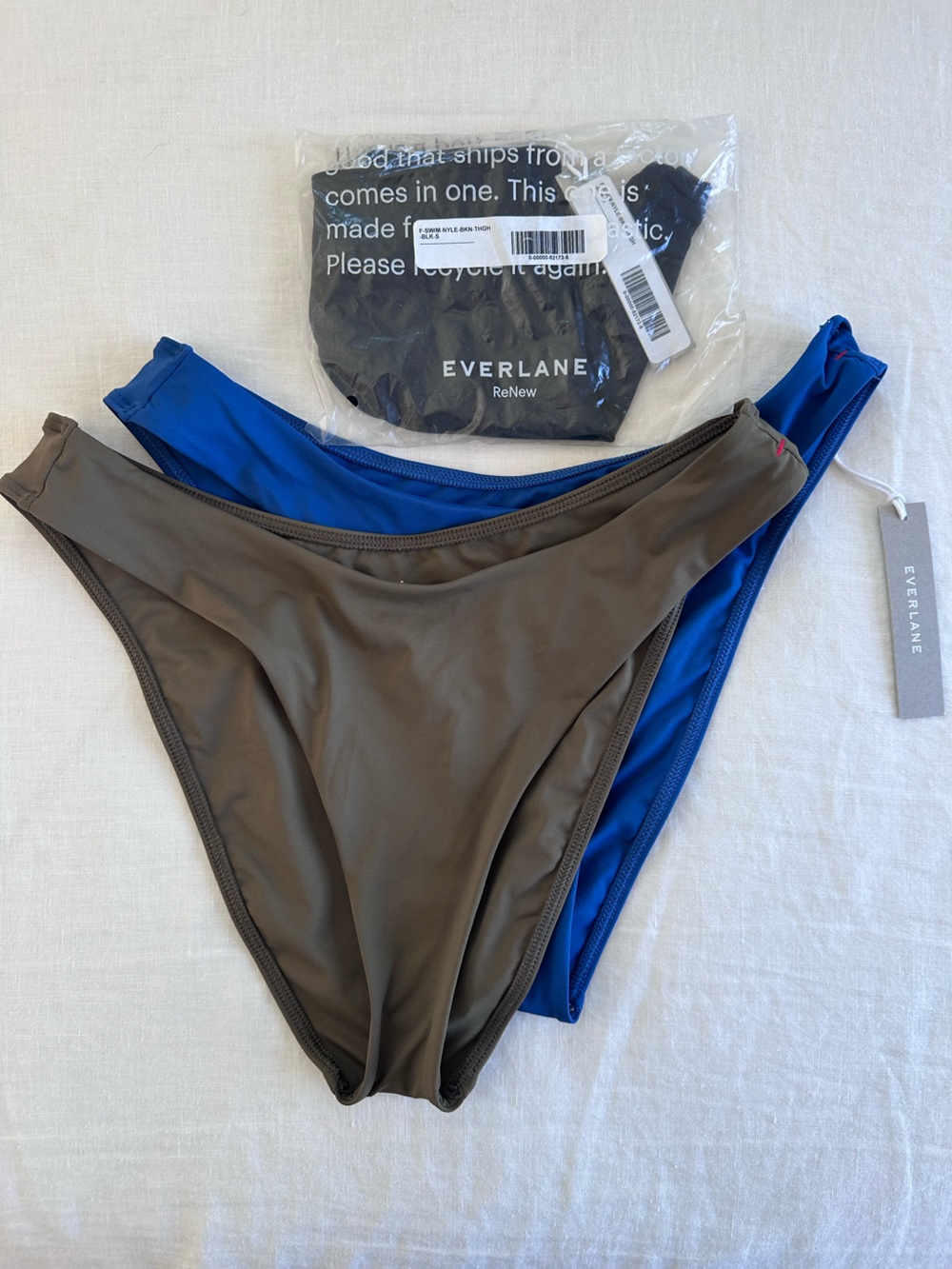 Everlane The Thigh-High Bikini Bottom Bundle – Size Small